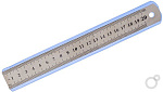 Линейка металлическая 20см Workmate в чехле 182002800 (15-0741) 0,3мм