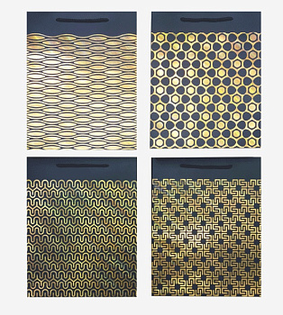 Пакет подарочный 18*23*8см deVENTE. Black & Gold 9041409