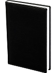 Ежедневник А5 черный Attache 176л 1217733, недатир. исск. кожа