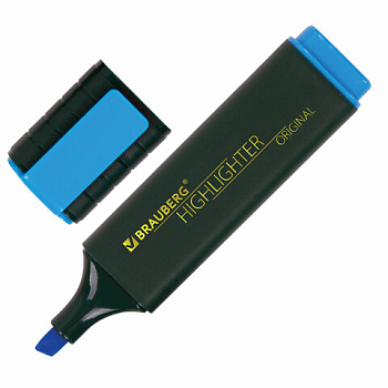 Текстовыделитель Голубой 1-5мм Brauberg 151684