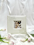 Фотоальбом на 200 фото 10х15 см, белый с окном FA-DL 200.001 ''coral wedding'', 17,5*17,5см