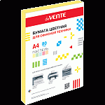Бумага А4 пастель желтая 100л 80г/м2 deVENTE 2072401
