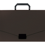 Портфель А4 1отд., черный пластик deVENTE 3073402