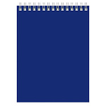 Блокнот А5 60л для конференций Синий клетка спираль 8589