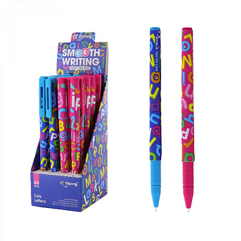 Ручка шариковая детская синяя Yalong. ABCDF. YL232700