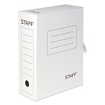 Папка архивная 100мм , с завязками Staff гофрокартон 128874