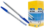 Ручка шариковая LINC Ink Tank синяя 0,6мм 7027/7017 длина письма 1500м игольчатый наконечник, одноразовая