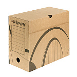 Короб архивный inФОРМАТ 260х320х150 мм А4 серый микрогофрокартон разобран.<br/>RB00150N