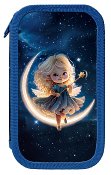 Пенал 3 секц. Schoolformat Фея, ПК3-ФЯ, 190х105мм