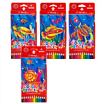 Карандаши цв. аквар. Yalong 12 цв., YL231018-12 деревянные, трехгранные