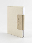 Ежедневник А5 Палермо 310182/15, светло-бежевый с клапаном, 144л недатир.
