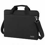 Сумка портфель HEIKKI PROFITABLE черная, 272598, с отд. для ноутбука 14", 2 кармана, 26х36х3 см