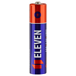 Батарейка Eleven AAA 1шт(LR03) 376039, алкалиновая, BC4, (мизинчиковые)