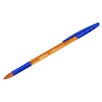 Ручка шариковая Berlingo Tribase grip ginger, чернила синие, CBp_70970, 0,7мм, грип