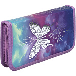 Пенал 1секц 19*11см Волшебная бабочка, ПКК 03-6, софт тач