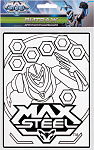 Трафарет д/витража Max Steel 17*13см 85616
