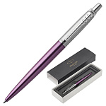 Ручка шариковая PARKER, 1953190 Jotter Core Victoria Violet CT, корпус фиолетовый, хромированные детали, синяя