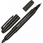 Маркер двухсторонний для CD/DVD Черный 0,7-1мм Attache, 867247