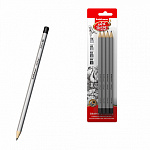 Чернографитные карандаши 4шт ErichKrause ArtBerry 56079, шестигранных, HB, 4B, 6B, 8B (в блистере) Чернографитные карандаши 4шт ErichKrause ArtBerry 56079, шестигранных, HB, 4B, 6B, 8B (в блистере)