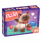 Пазлы 54 элем Озорной котик 7293464
