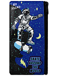 Пенал-косметичка Космический скейтинг 2отд, 105*205мм ПН-4437