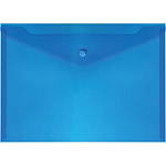 Конверт на кнопке А4 синий 150мкм Attomex 3071055