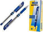 Ручка шариковая LINC Maxwell синяя 0,7мм арт.2700, длина письма 1500м игольчатый наконечник