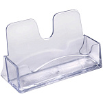 Подставка д/визиток прозрачная ВТ01, 100*40*20мм
