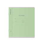 Тетрадь 12л клетка, зеленая ErichKrause 40000 Классика обл.картон