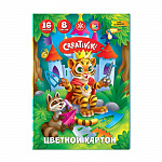 Картон цветной 8цв 16л Creativiki, КЦ16Л8ЦКР папка 190г/м2 А4 Картон цветной 8цв 16л Creativiki, КЦ16Л8ЦКР папка 190г/м2 А4