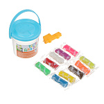 Тесто д/лепки 10цв Хоббихит 289-185 (ведро), форма