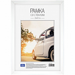 Фоторамка 21*30см пластик Белая 254790, стекло, профиль 15мм Фоторамка 21*30см пластик Белая 254790, стекло, профиль 15мм