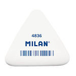 Ластик MILAN 4836 треугольный, 10*9,9*9,2мм белый
