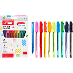 Набор ручек шариковых deVENTE 10цв, d=0,7 мм, 5073110