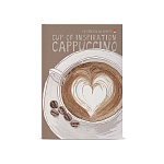 Записная книжка А5 80л. Альт. Счастье в кофе, 3-80-072/34, тверд. обл. клетка