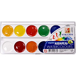 Краски 12цв акварель Луч Классика 19С1286-08 Медовая, без кисти (круглые кюветы)