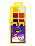 Краски 12цв акварель Лео. Играй., LPW-0112 без кисти, 3+