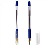 Ручка шариковая Alingar, 0,5мм, синяя, AL11419, резиновый грип, масляная