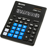Калькулятор 12 разрядов Eleven CDB1201-BK/BL черно-синий, 102*137*31мм