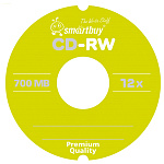 Диск CD-RW 700Mb Smart buy 4-12x Cake Box (1шт) SBCD-RW50