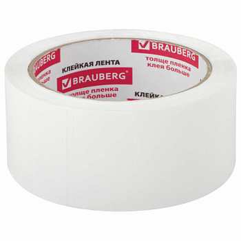 Скотч Белая 48мм*66м 45мкм 440158 Brauberg