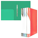 Папка-скоросшив с пружиной+карман А4 inFormat NC4475Bk черная