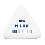 Ластик MILAN 4836 треугольный, 10*9,9*9,2мм белый Ластик MILAN 4836 треугольный, 10*9,9*9,2мм белый