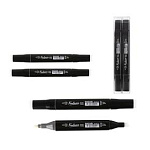 Блендер д/скетч Mazari 2шт FANTASIA colorl, 2 шт., пулевид./клиновид. наконечники, 3.0-6.2мм, ПВХ- упаковка