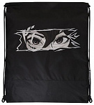 Мешок д/обуви Schoolformat Глаза в ночи 51*41см черный, 1 отд. МОУ-ГН