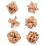 Набор Головоломок деревянных №55, 6шт DLS-23