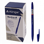 Ручка шариковая Alingar Vectro-A, 1мм, синяя, AL1145, резиновый грип, масляная Ручка шариковая Alingar Vectro-A, 1мм, синяя, AL1145, резиновый грип, масляная