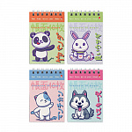 Блокнот А7 40л спираль KAWAII ANIMALS, 3-40-731 клетка Блокнот А7 40л спираль KAWAII ANIMALS, 3-40-731 клетка