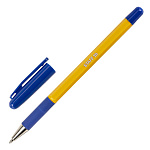 Ручка шариковая STAFF Basic BP-14 Orange, синяя, 143747 грип, корп. оранж., узел 0,7мм