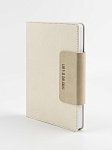 Ежедневник А5 Палермо 310182/15, светло-бежевый с клапаном, 144л недатир.